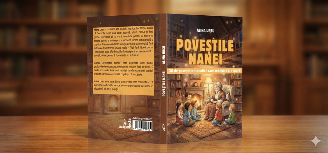 Poveștile Nanei – carte tipărită (detaliu)